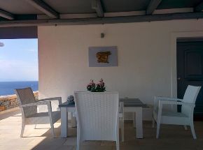 Table on the veranda 